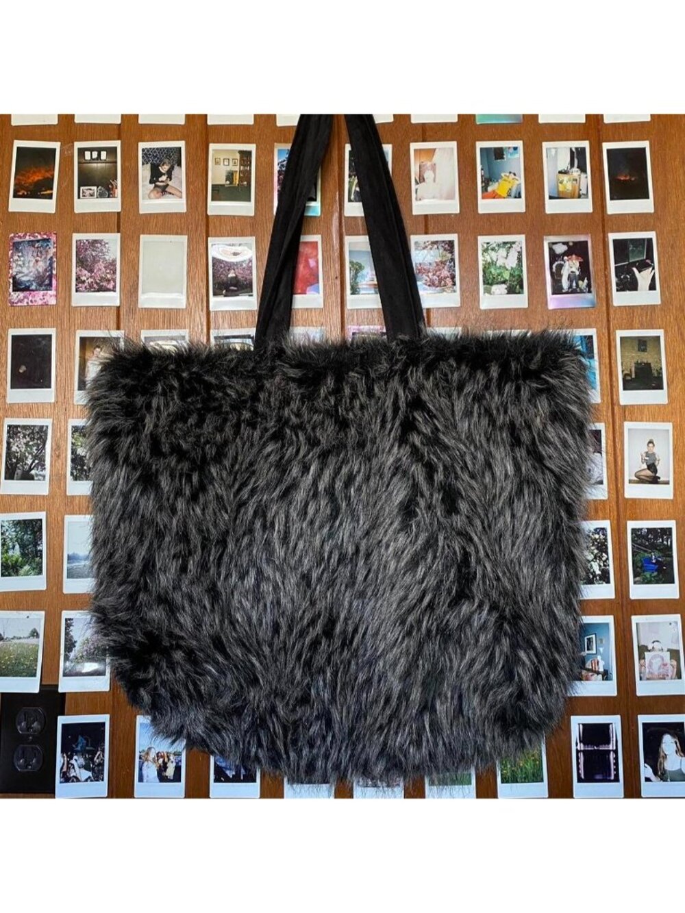 Giant Faux Fur Tote Bag